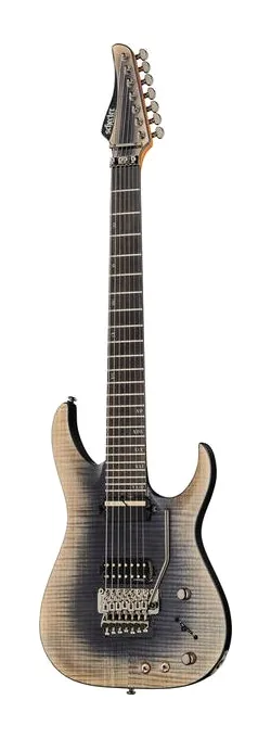 Schecter Banshee Mach-7 FR S FOB en primer plano frontal
