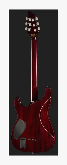 Schecter C-1 Hellraiser BCH, mástil y diapasón vistos de lado