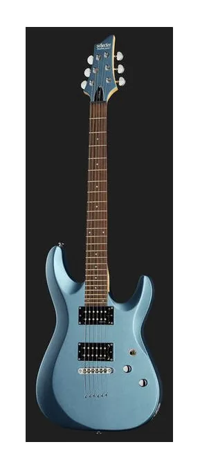 Schecter C-6 Deluxe LH SB, vista trasera del cuerpo