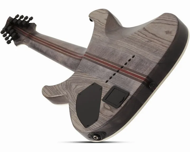 Schecter C-8 MS SLS Elite Evil Twin SBK, pastillas y mandos de control