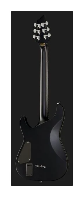 Schecter Damien Platinum 9 SBK, cejuela y primeras posiciones del diapasón