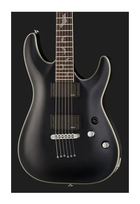 Schecter Damien Platinum 9 SBK, puente y clavijeros de afinación