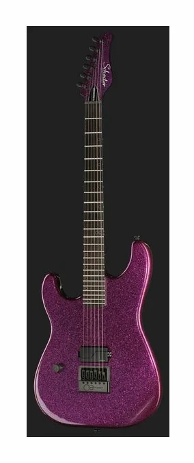 Schecter Danskimo-6 LH, mástil y diapasón vistos de lado