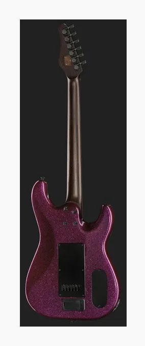 Schecter Danskimo-6 LH, cejuela y primeras posiciones del diapasón