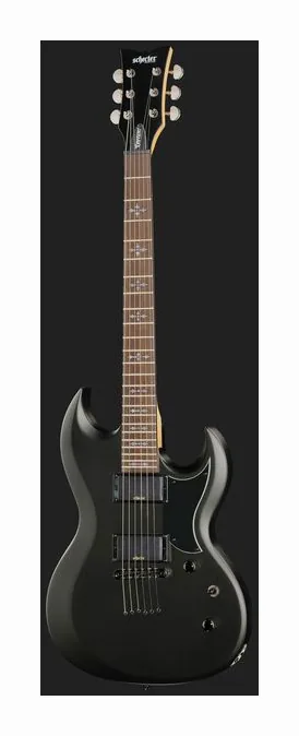 Schecter Demon S-II SB, puente y clavijeros de afinación