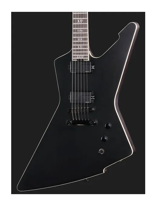 Schecter E-1 FR S Special Edition TPB, curvas del cuerpo vistas desde arriba