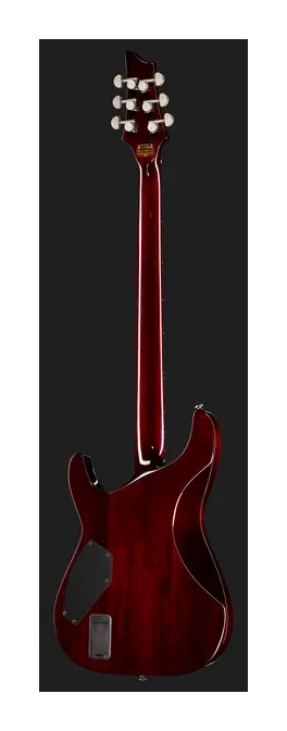 Schecter Hellraiser C-VI BCH, cuerpo y acabado en primer plano