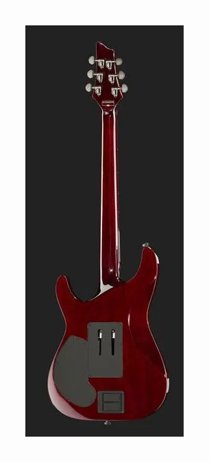 Schecter Hellraiser C1 FR S BCH, perfil lateral del cuerpo