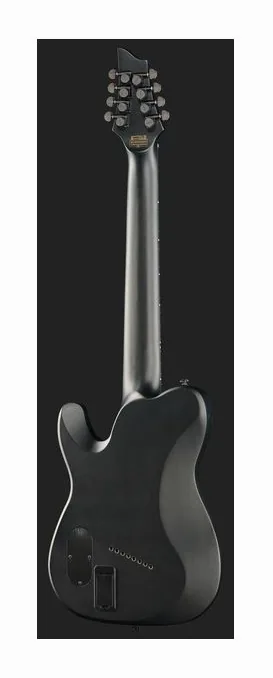 Schecter PT-8 MS Black Ops, mástil y diapasón vistos de lado