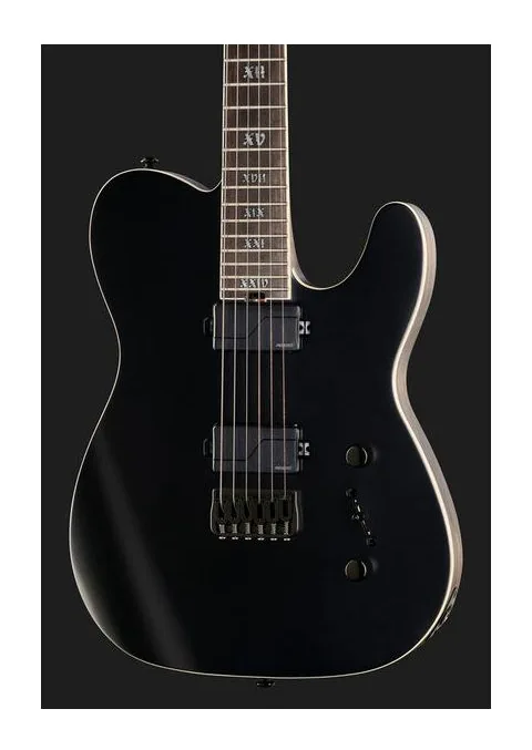 Schecter PT SLS Evil Twin, mástil y diapasón vistos de lado