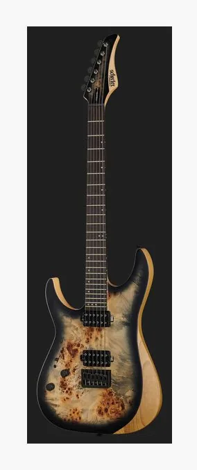 Schecter Reaper-6 LH SCB, perfil lateral del cuerpo