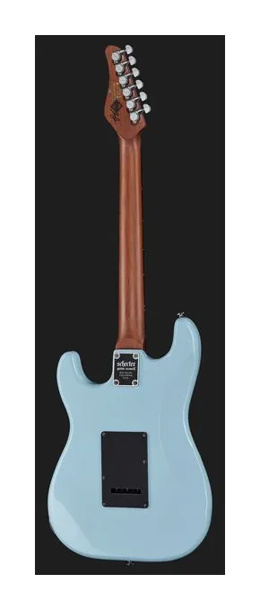 Schecter Signature Nick Johnston HSS AF, curvas del cuerpo vistas desde arriba