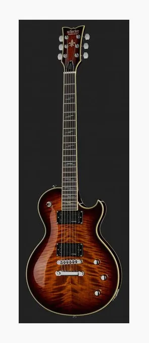 Schecter Solo-II Supreme CEBB, puente y clavijeros de afinación