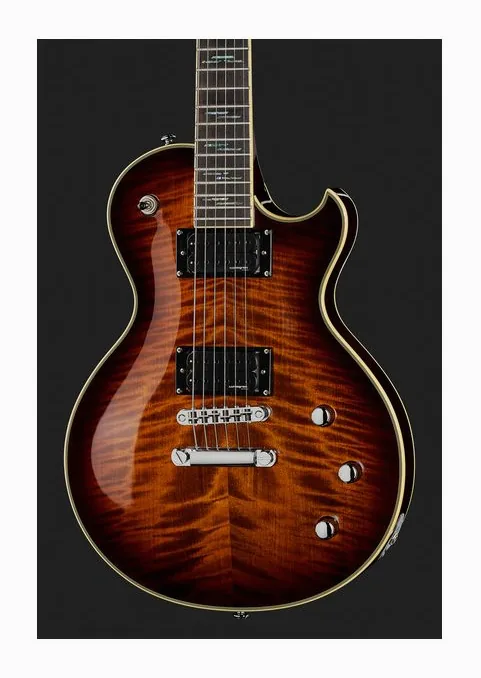 Schecter Solo-II Supreme CEBB, selector de pastillas y jack de salida
