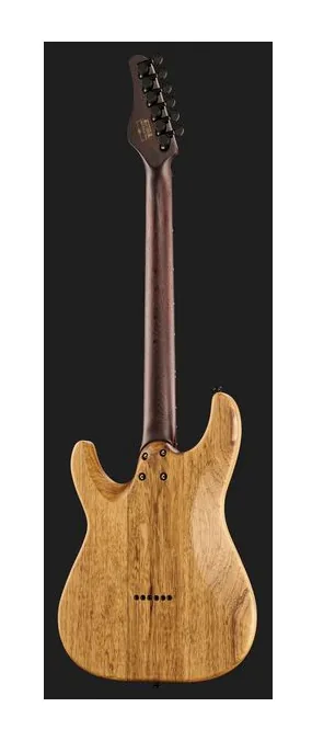 Schecter Sun Valley Super Shredder FRS, curvas del cuerpo vistas desde arriba