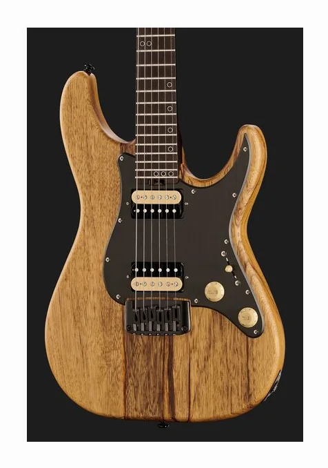 Schecter Sun Valley Super Shredder FRS, vista trasera del cuerpo