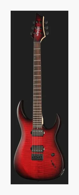 Schecter Sunset 6 Extreme SB, pastillas y mandos de control