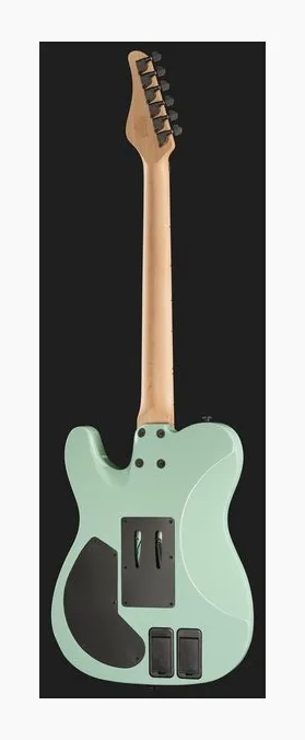 Schecter SVSS PT FR S SFG, curvas del cuerpo vistas desde arriba