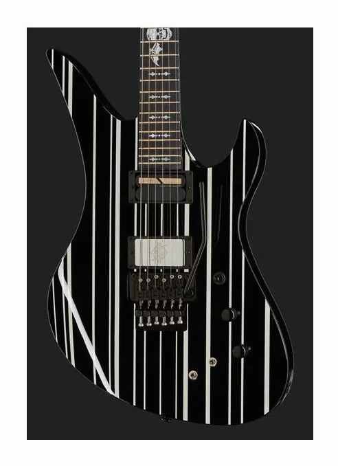 Schecter Synyster Gates Custom-S SBL, vista trasera del cuerpo