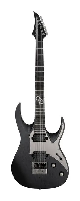 Solar Guitars A1.6DBOP Black Open Pore visto de frente