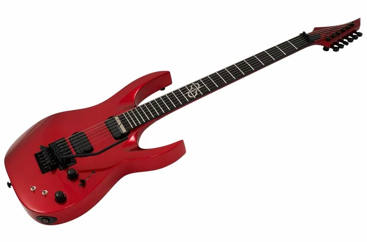 Solar Guitars A1.6FRCAR Sustaniac+, pala con clavijeros y logotipo
