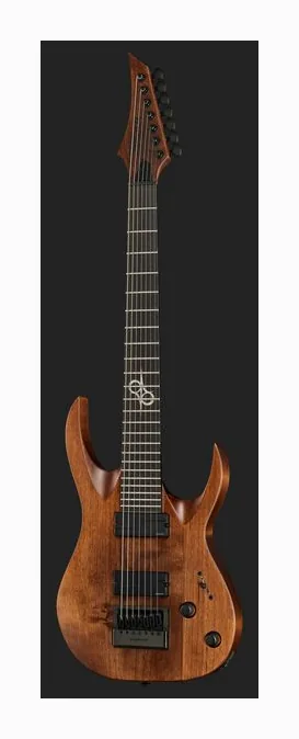 Solar Guitars A1.7AAN, pala con clavijeros y logotipo