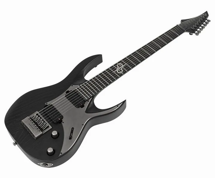 Solar Guitars A1.7DBOP Black Open Pore, vista trasera del cuerpo