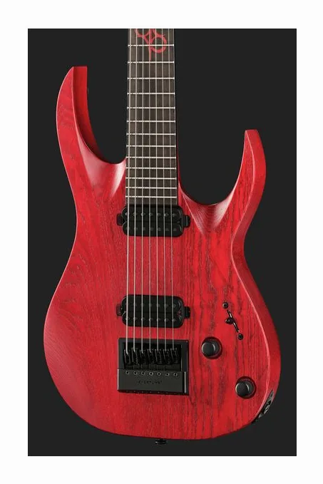 Solar Guitars A1.7ROP-29+, cejuela y primeras posiciones del diapasón