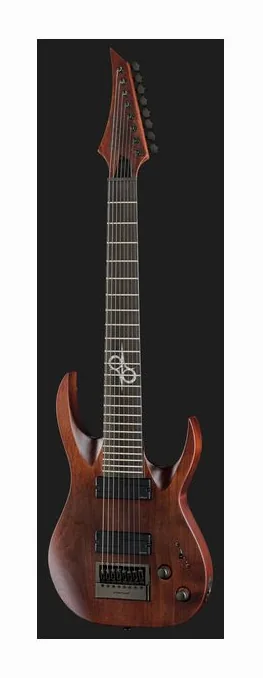 Solar Guitars A1.8AAN, vista trasera del cuerpo