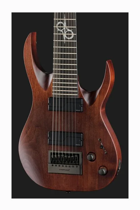 Solar Guitars A1.8AAN, curvas del cuerpo vistas desde arriba