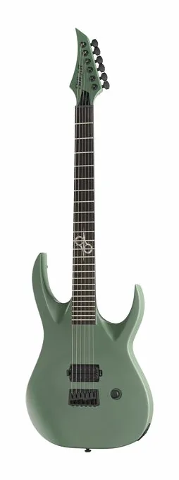 Solar Guitars A2.6AG encuadrado de frente sobre fondo neutro