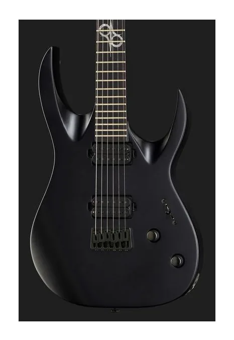 Solar Guitars A2.6C, cejuela y primeras posiciones del diapasón