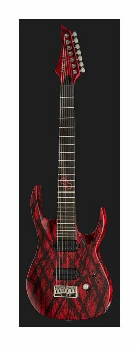 Solar Guitars A2.7Canibalismo+, puente y clavijeros de afinación