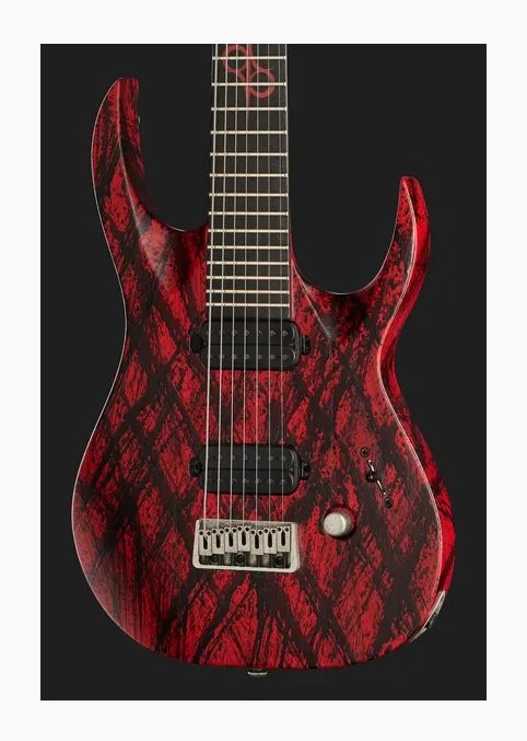 Solar Guitars A2.7Canibalismo+, pastillas y mandos de control