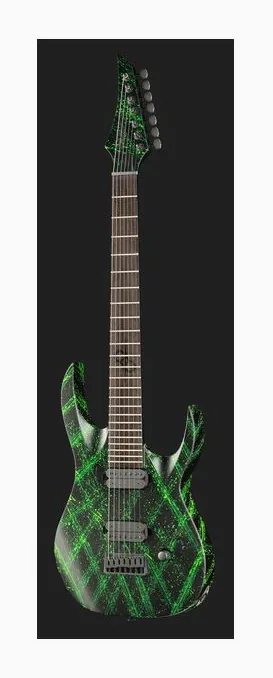 Solar Guitars A2.7CLN Canibalismo, pala con clavijeros y logotipo