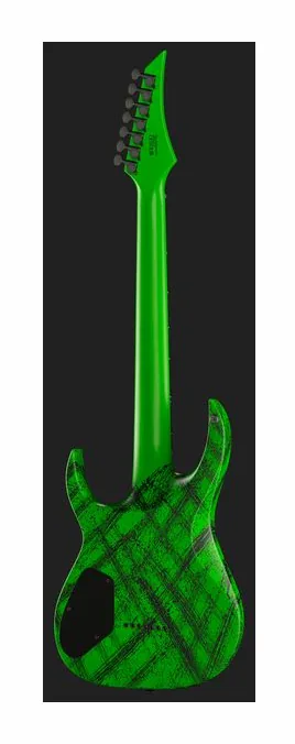 Solar Guitars A2.7GN Canibalismo+, vista trasera del cuerpo