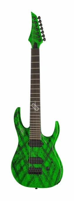 Solar Guitars A2.7GN Canibalismo+ visto de frente