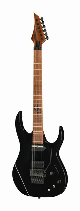 Solar Guitars AB1.6FRMNS Sustainiac+ encuadrado de frente sobre fondo neutro