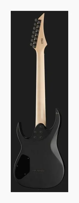 Solar Guitars AB2.7Blue Burst LTD, cuerpo y acabado en primer plano