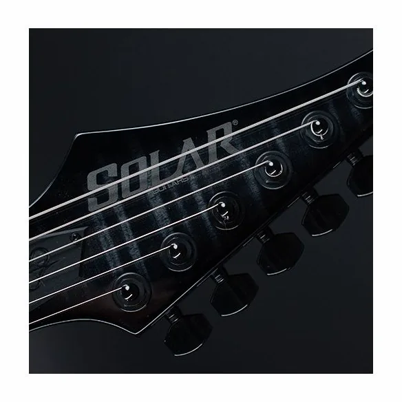 Solar Guitars AC1.6FRFBB Sustainiac+, perfil lateral del cuerpo