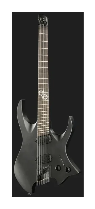 Solar Guitars H2.6 Carbon Black, perfil lateral del cuerpo