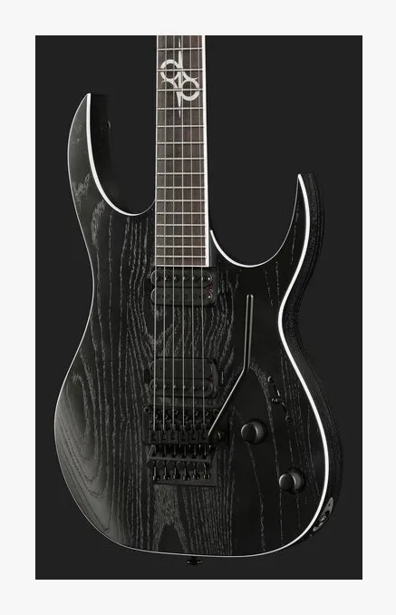 Solar Guitars S1.6FRBOP+, cuerpo y acabado en primer plano