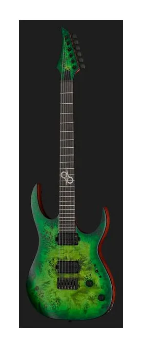 Solar Guitars S1.6HLB, pastillas y mandos de control