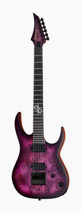 Solar Guitars S1.6PP en primer plano frontal