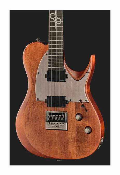 Solar Guitars T1.6AD Aged Natural, vista trasera del cuerpo