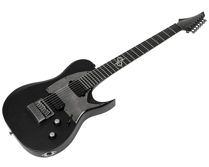 Solar Guitars T1.7DBOP, mástil y diapasón vistos de lado