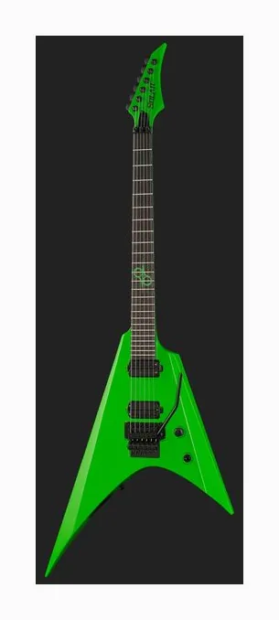 Solar Guitars VAR1.6FRGN, pala con clavijeros y logotipo