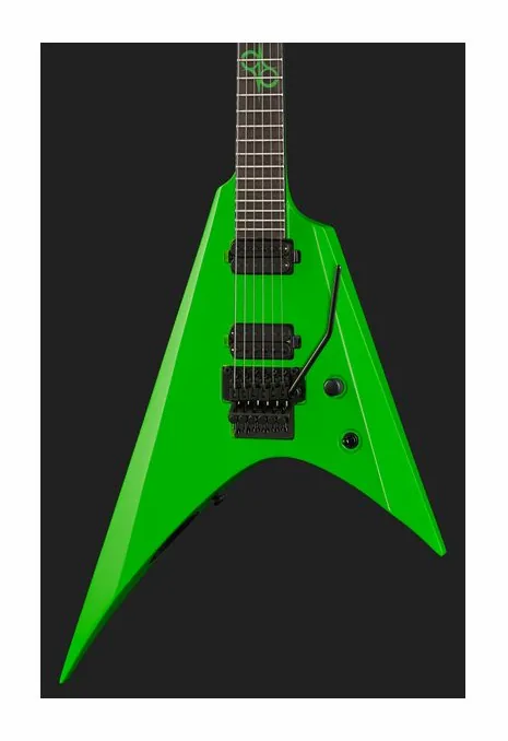 Solar Guitars VAR1.6FRGN, curvas del cuerpo vistas desde arriba