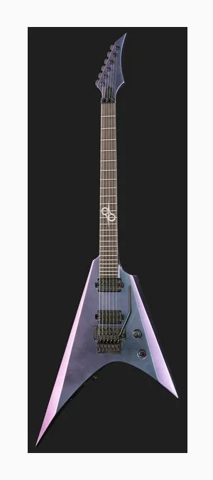 Solar Guitars VAR1.6FRVC+, mástil y diapasón vistos de lado