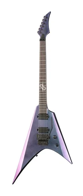 Solar Guitars VAR1.6FRVC+ encuadrado de frente sobre fondo neutro
